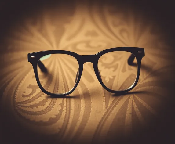 black frame glasses