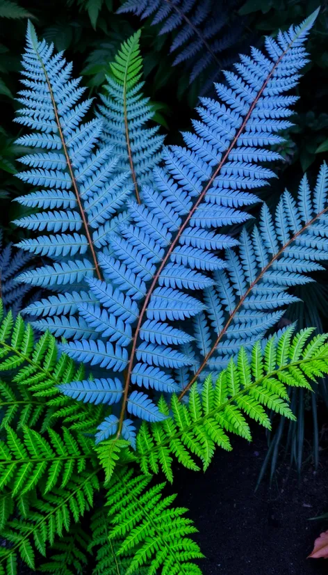 blue oil fern