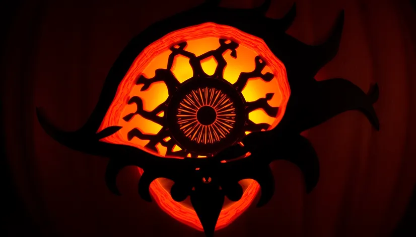 pumpkin carved eye