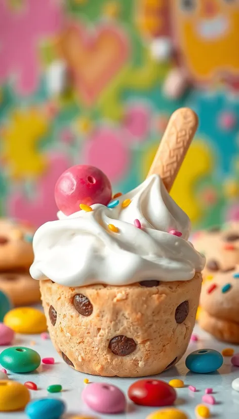 cartoon cookies and icecream