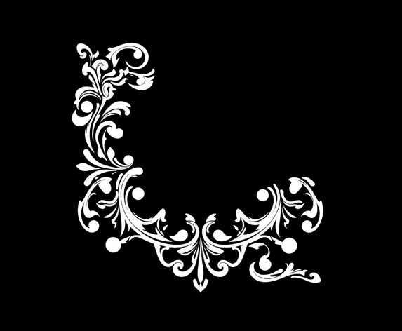 ornament corner flourish svg