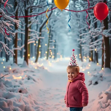 winter wonderland first birthday