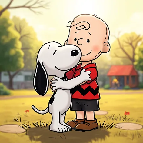 snoopy and Charlie brown