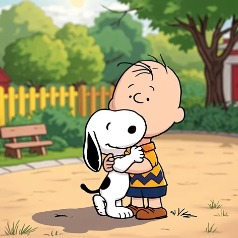 snoopy and Charlie brown