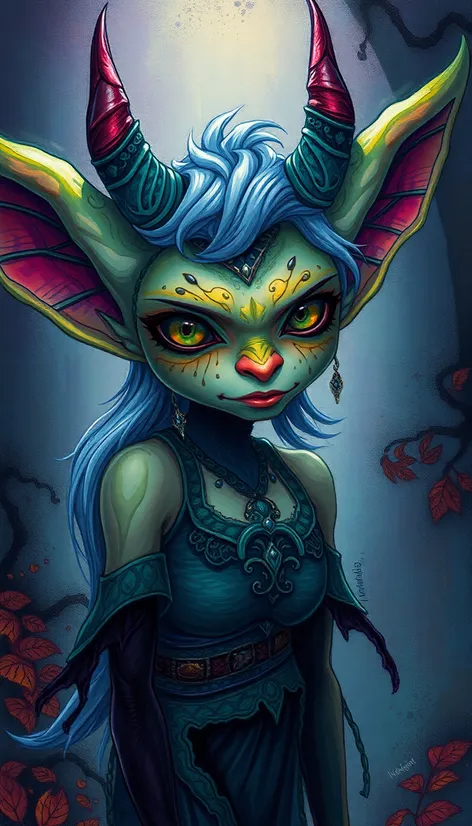 female goblin art