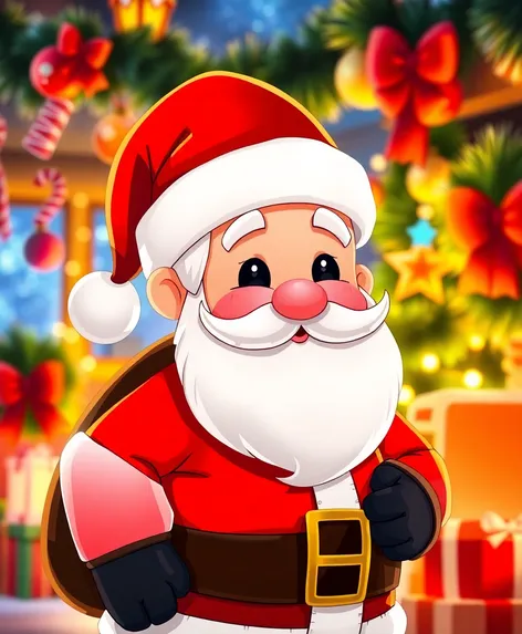 cute cartoon santa claus