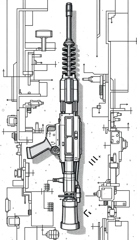 military drawing