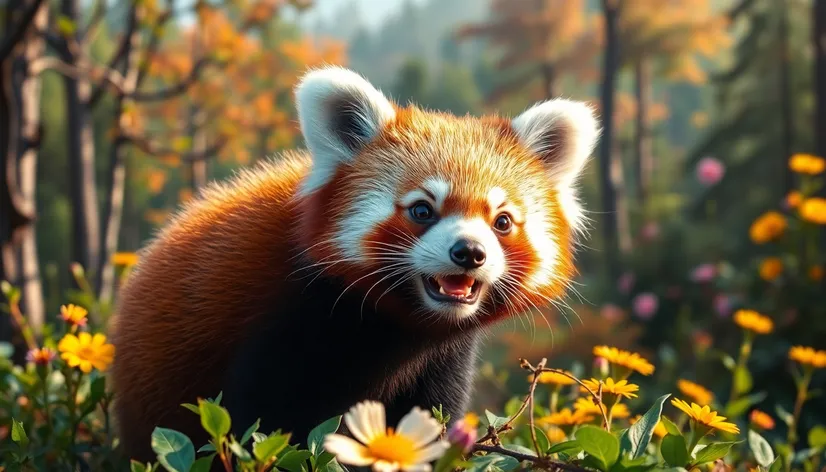 adorable red panda