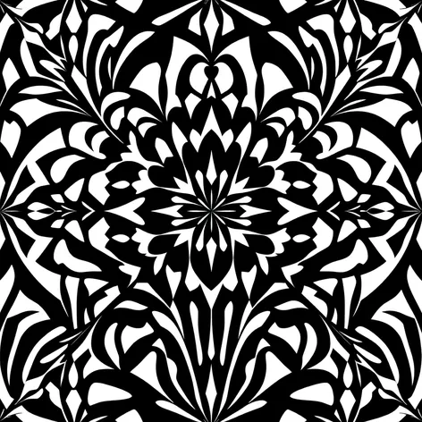 black and white pattern