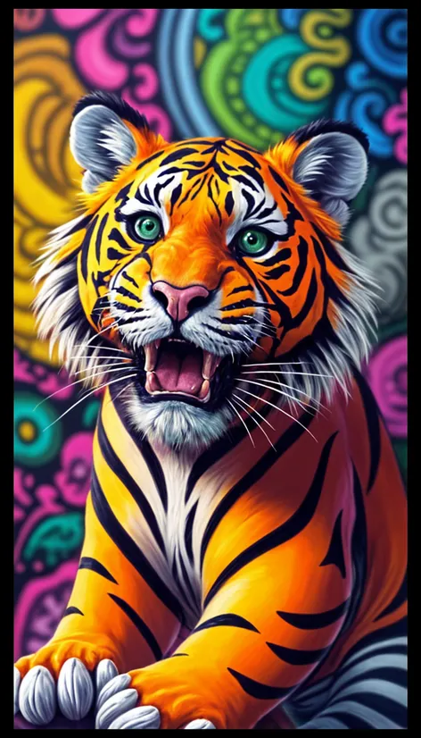 lisa frank tiger