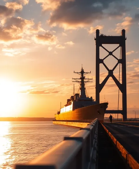 chesapeake bay bridge warship