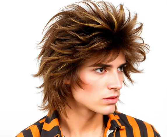 male 80's hair