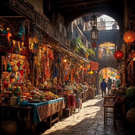 Anicent mexcian market