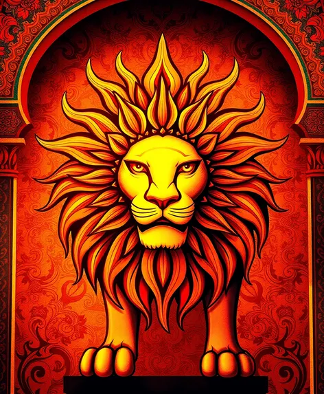 iranian sun and lion