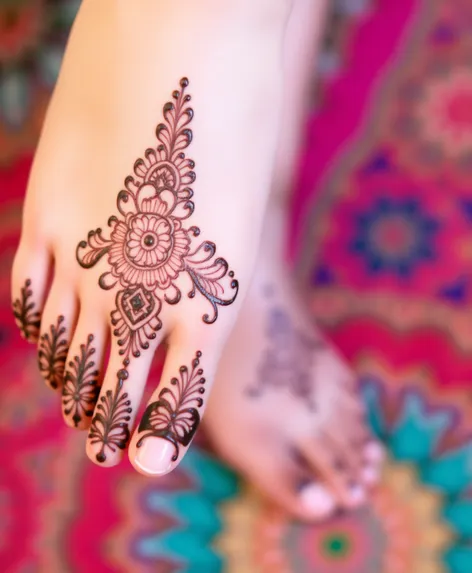 henna designs for feet