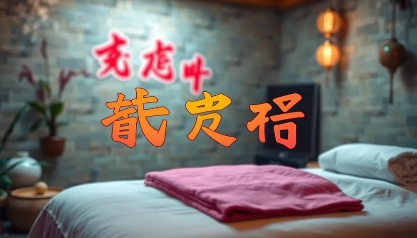 neon hanzi massage