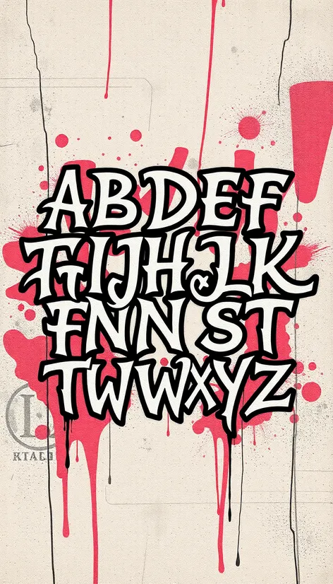 tattoo font alphabet